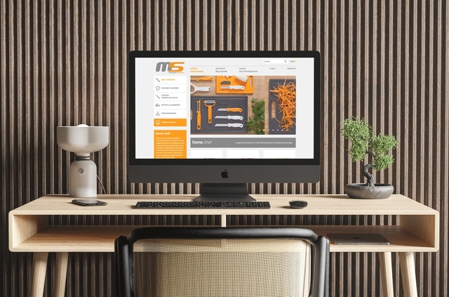 Zdjęcie strony MS-tworzywa na monitorze